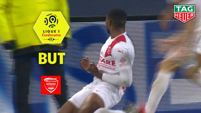 But Loïck LANDRE (90ème +5) / SM Caen - Nîmes Olympique - (1-2) - (SMC-NIMES) / 2018-19