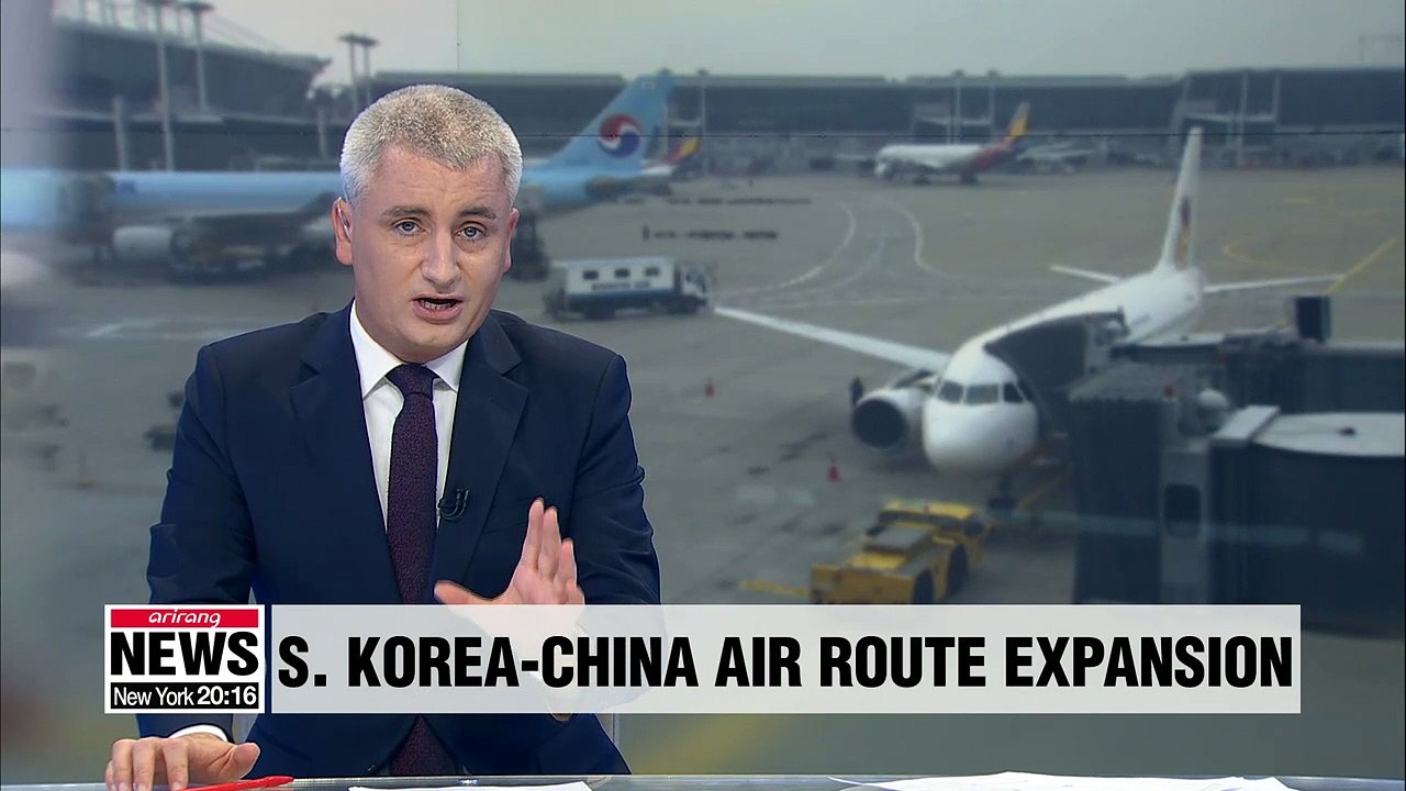 S. Korea-China air route expanded from Dec. 6, more outbound flights expected at Incheon Int'l Airport