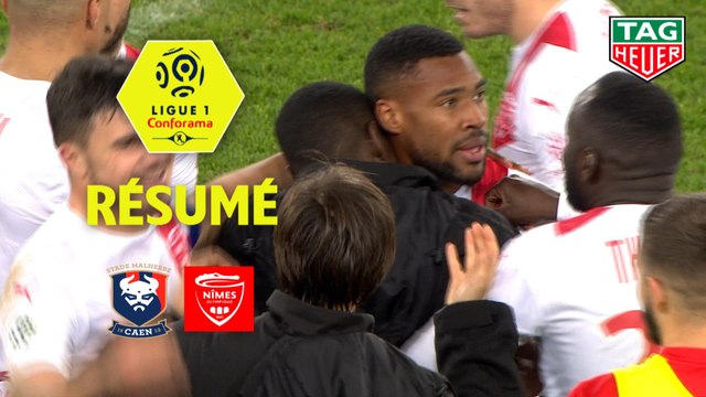 SM Caen - Nîmes Olympique (1-2) - Résumé - (SMC-NIMES) / 2018-19