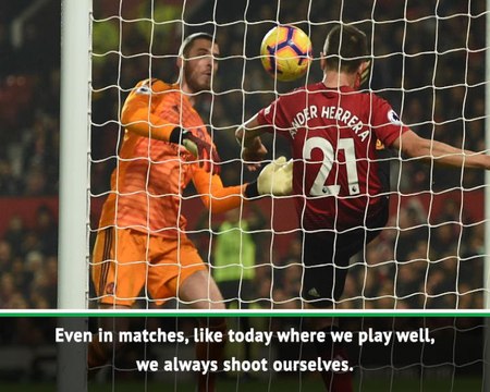 We always shoot ourselves - Mourinho 'frustrated' by Man United's mistakes