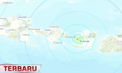 Gempa 5,7 Magnitudo Guncang Lombok, NTB