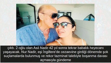 77 yaşındaki Asil Nadir baba oluyor! Filistinli eşi Nur Nadir kaç yaşında