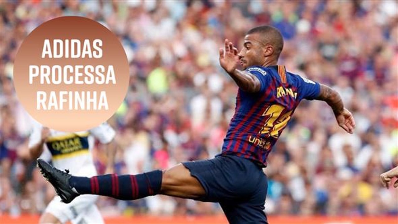 Adidas processa Rafinha do Barcelona