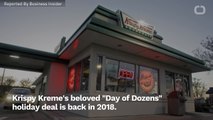 Krispy Kreme Is Selling A Dozen Doughnuts For Just $1