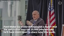 Ford CEO Downplays Report About Job Cuts