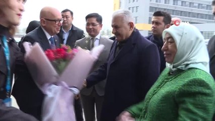 TBMM Başkanı Yıldırım Çin'de Zte Firmasını Ziyaret Etti