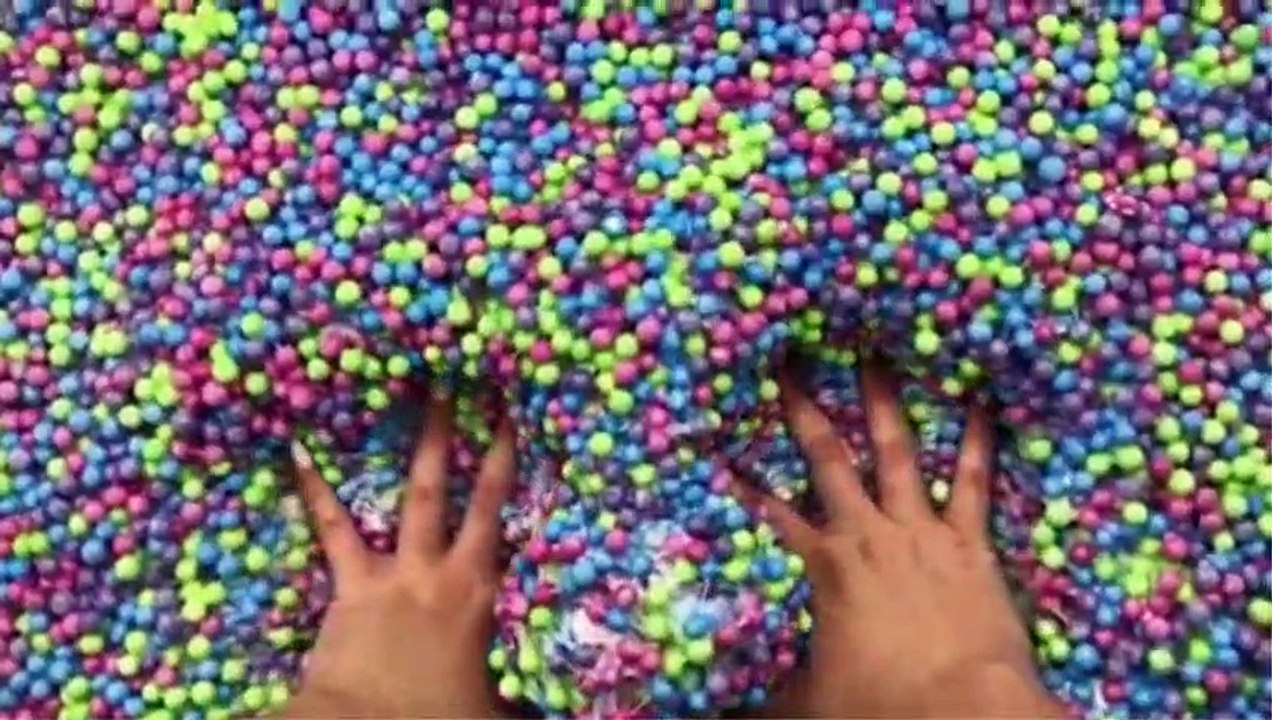 CRUNCHY BIG BACH SLIME - Most Satisfying Slime ASMR Video Compilation !!