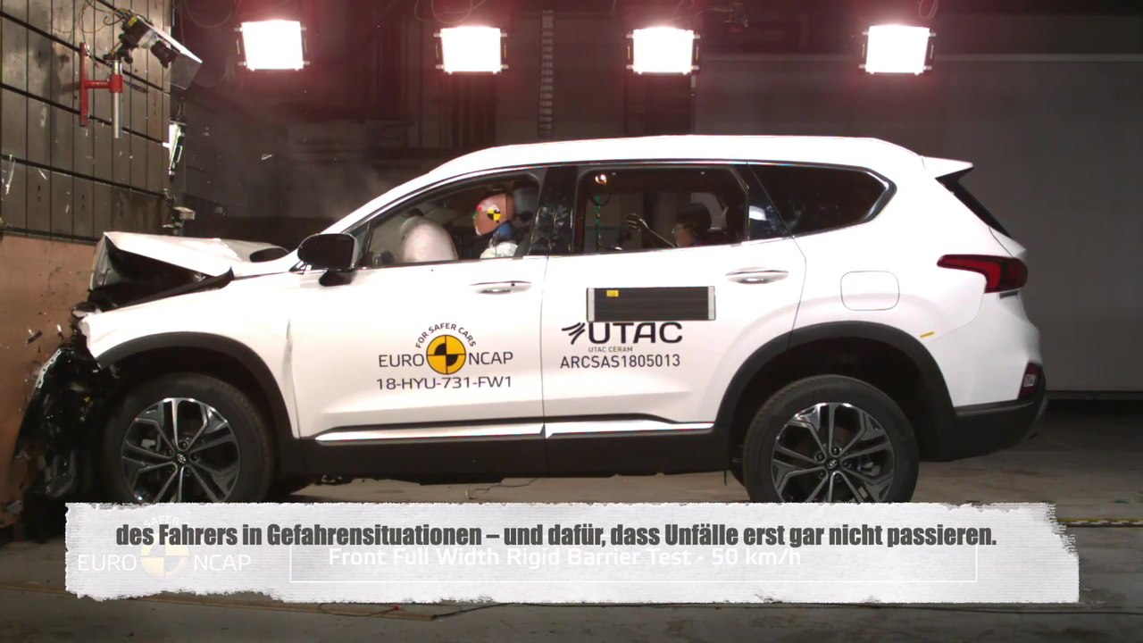 Euro NCAP - Bestnote für den Hyundai Santa Fe