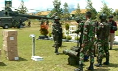 TNI Tambah Personel Untuk Pasukan Operasi Pencarian Korban Penembakan