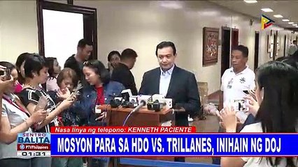 Mosyon para sa HDO vs Trillanes, inihain ng DOJ