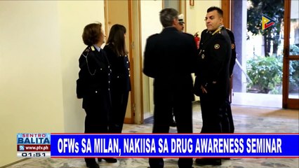 OFWs sa Milan, nakiisa sa drug awareness seminar