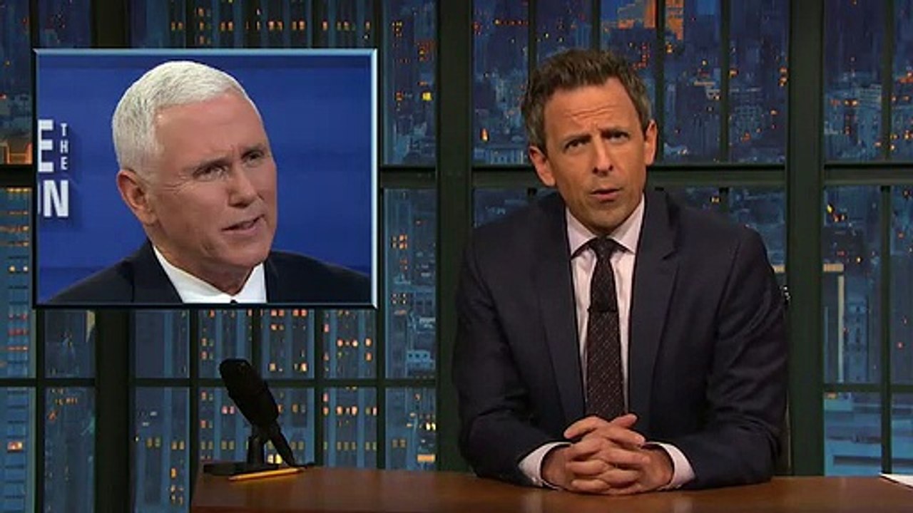 Seth Meyers Takes Shot At Mike Pence: He's 'Just as Slippery' As Trump But Doesn't Get The Credit