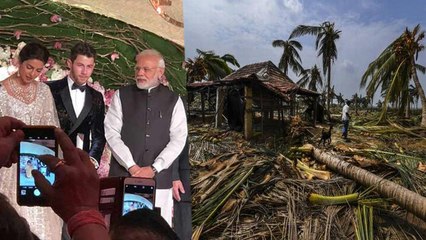 பிரியங்கா ரிசப்ஷனுக்கு மட்டும் சென்று சர்ச்சையில் சிக்கிய பிரதமர் மோடி!- வீடியோ