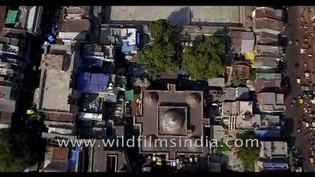 Ahmedabad city with Manek Chowk and Rani ka Hazira - modern skyline of Gujarat largest city