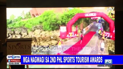 Mga nagwagi sa 2nd PHL Sports Tourism Awards
