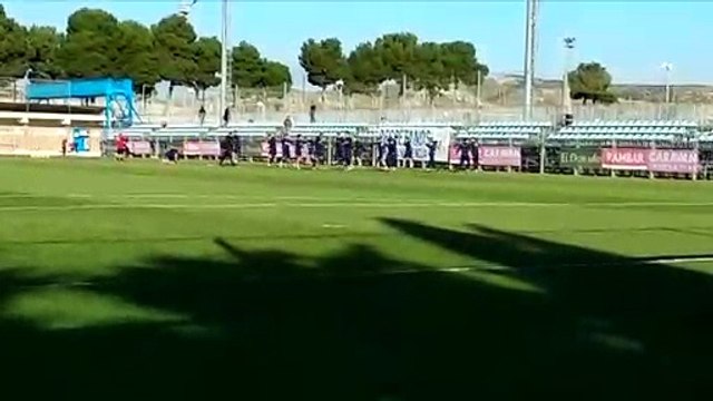 Aguirre y Gual se reincorporan al grupo en el entrenamiento del Real Zaragoza