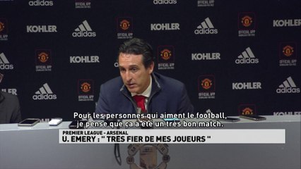 Emery : "Très fier de mes joueurs"