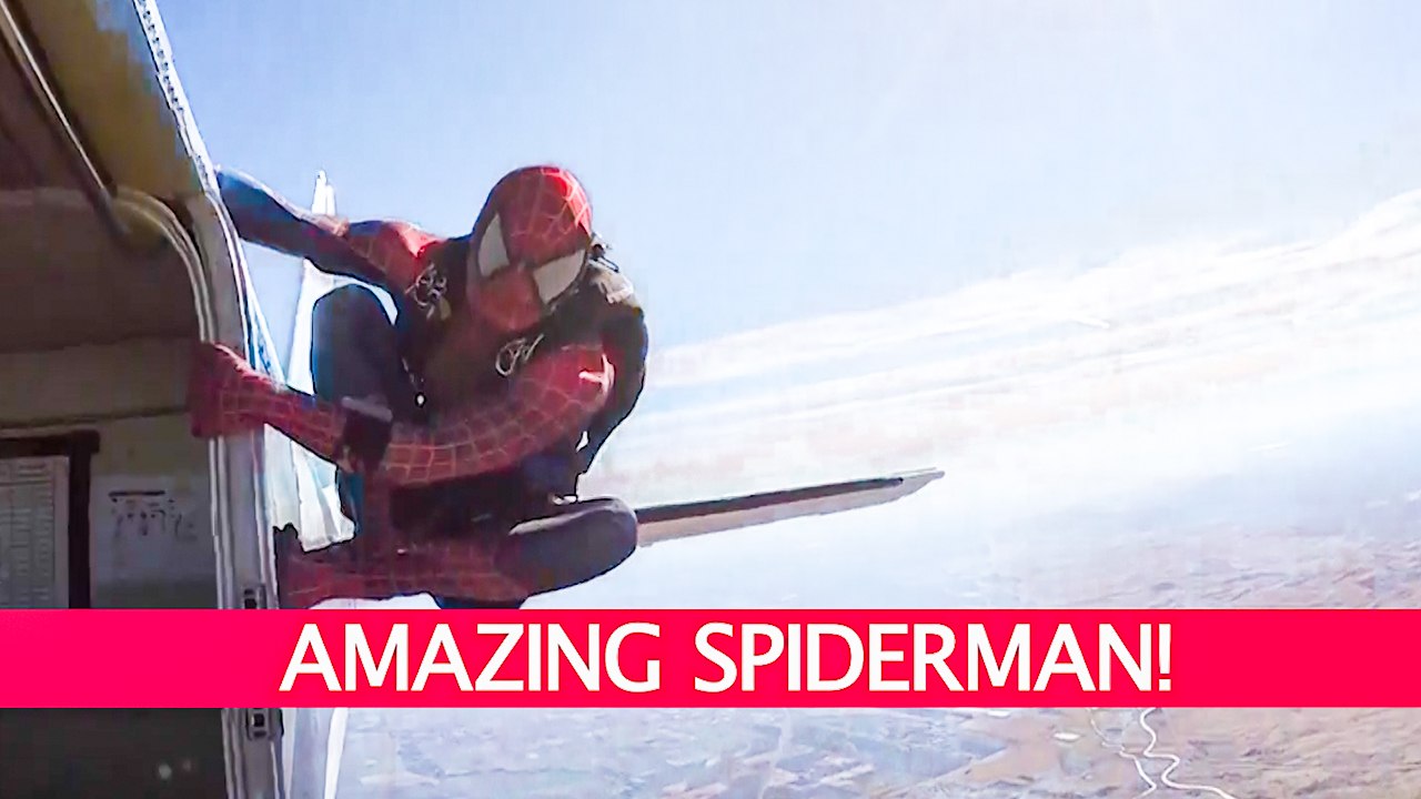 Spiderman Just Skydived - Is This For Real?