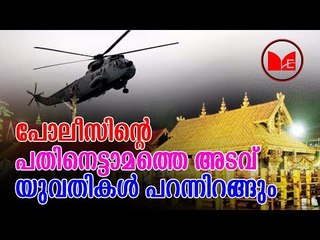 Sabarimala Protest | യുവതികളെ ഹെലികോപ്ടര്‍ വഴി ശബരിമലയിലെത്തിക്കാന്‍ പൊലീസ് നീക്കം