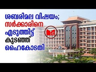 Sabarimala | Highcourt | Pinarayivijayan | സർക്കാരിനെതിരെ രൂക്ഷ വിമർശനവുമായി ഹൈക്കോടതി