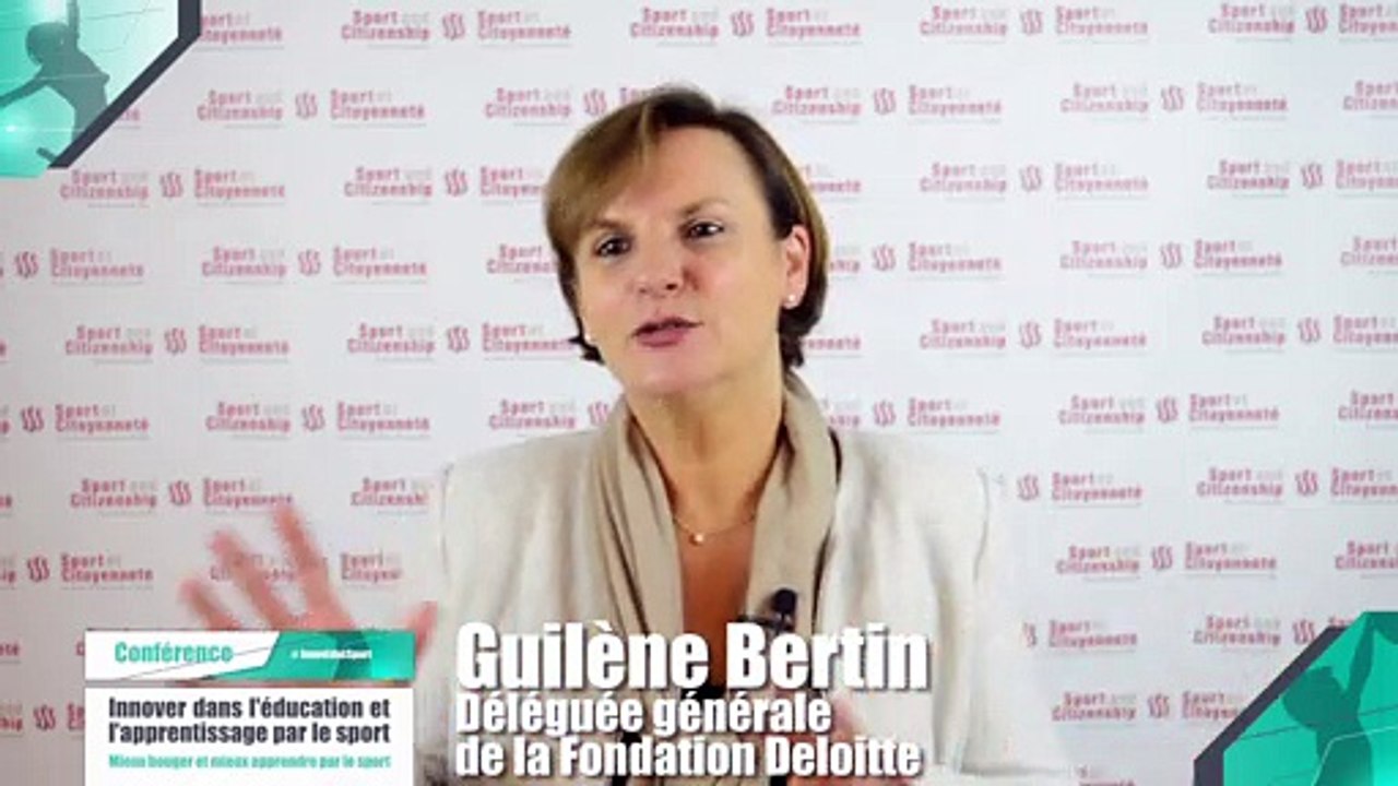 Colloque : Innover dans l'éducation et l'apprentissage par le sport" - Guilène Bertin