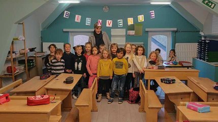 Antheit : les élèves de Saint-Martin retrouvent leur classe après le saccage (Partie1)