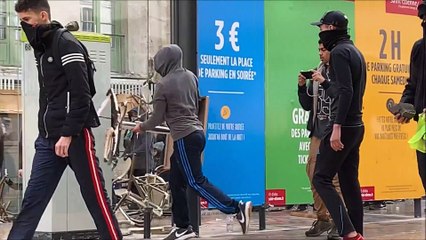 La manifestation des lycéens dégénère à Saint-Etienne