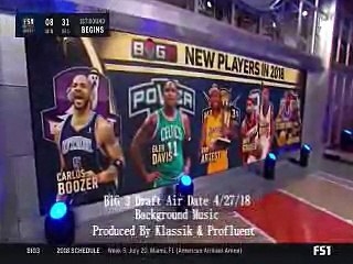 Fox Sports 2018 Ice Cube's The Big 3 Draft (Background Music By Klassik & Profluent)