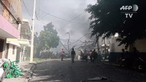 Tres muertos, 20 heridos en explosión en Santo Domingo