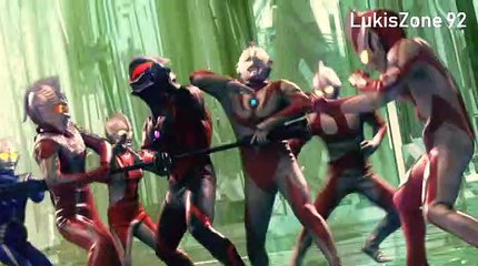 Ultraman Belial Vs All Ultras (with original grunts)