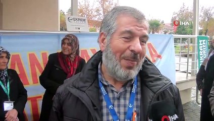 Engelli gencin umre hayali gerçek oldu