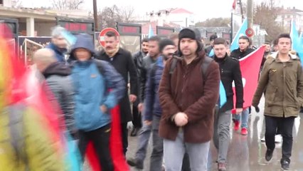 Çin'i Protesto Etmek İçin İstanbul'dan Ankara'ya Yürüyorlar