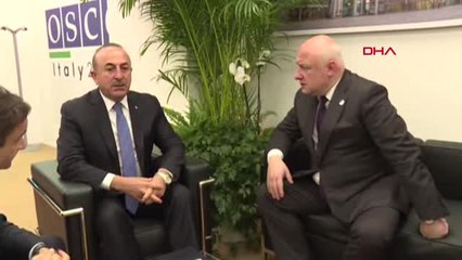 Dışişleri Bakanı Mevlüt Çavuşoğlu Agitpa Başkanı George Tsereteli ile Görüştü