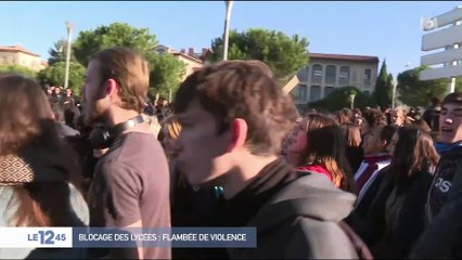 Blocage des lycées : flambée de violence