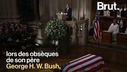 Le discours émouvant de George W. Bush en hommage à son père