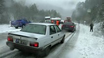 Domaniç Dağı'nda ulaşıma kar engeli - KÜTAHYA