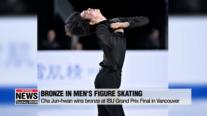 下载视频: Cha Jun-hwan wins bronze at ISU Grand Prix Final in Vancouver