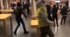 Fransa'daki Göstericiler, Apple Mağazasını Yağmaladı! Kamera Anbean Kaydetti
