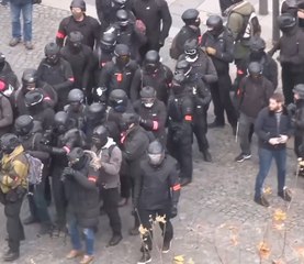 La stratégie policière bien différente des autres journées