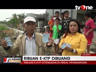 Ribuan EKTP Ditemukan dalam Karung Dibuang di Persawahan