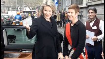 La reine Mathilde en visite au Conservatoire Royal de Liège