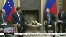 Pdtes. Maduro y Putin revisan mecanismos bilaterales de cooperación
