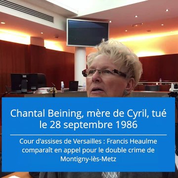 Procès Heaulme : Chantal Beining, je fais ça pour mon Cyril