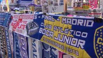 Los hinchas de Boca y River ya calientan en Madrid para la final de la Copa Libertadores