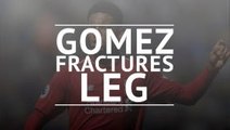 Joe Gomez suffers leg fracture against Burnley