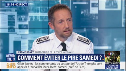 Le porte-parole de la police nationale assure "avoir les moyens d'être partout en même temps"