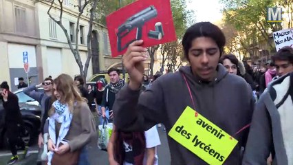 Marseille : jour de manifestation pour les lycéens
