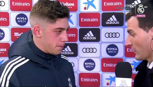 Fede Valverde: Siempre tratamos de estar al máximo y aportar nuestro granito de arena