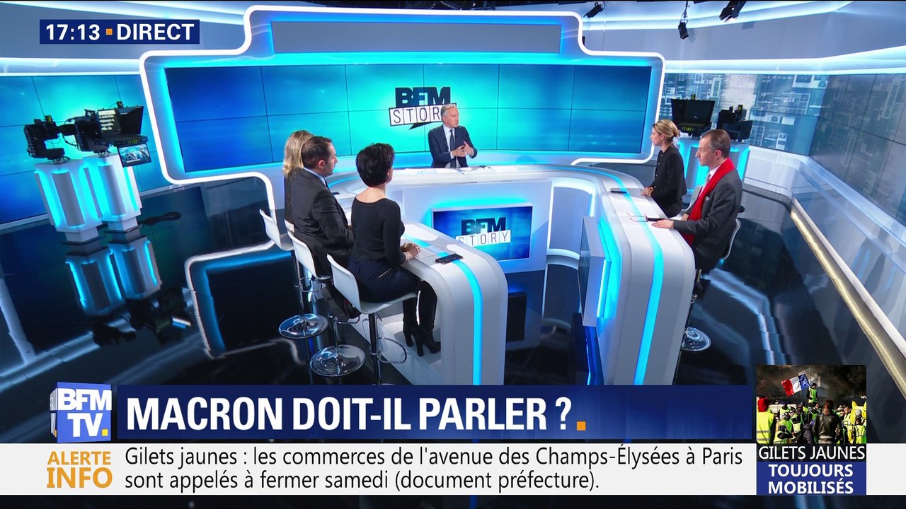 Gilets jaunes: Emmanuel Macron doit-il dans ce contexte parler ?