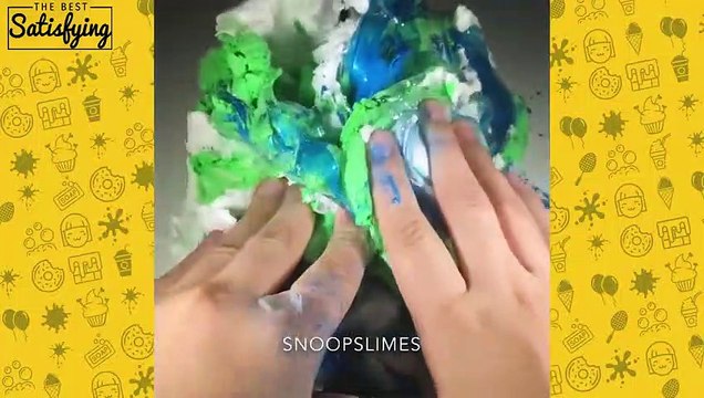 MIXING CLAY IN SLIME VIDEO l Most Satisfying Clay Mixing Slime ASMR Compilation 2018